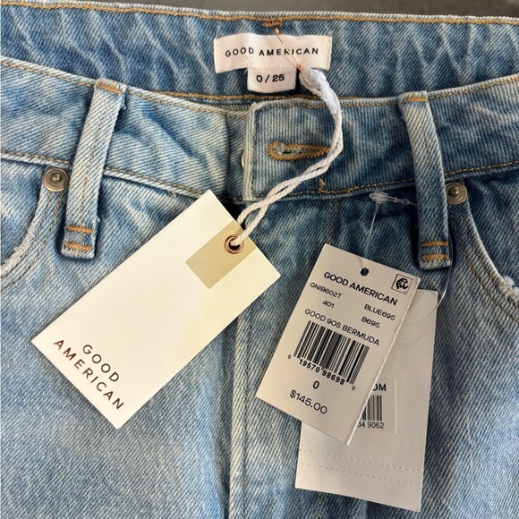 NWT! Good American Good 90’s Bermuda Shorts Size 0/25 - Picture 3 of 3